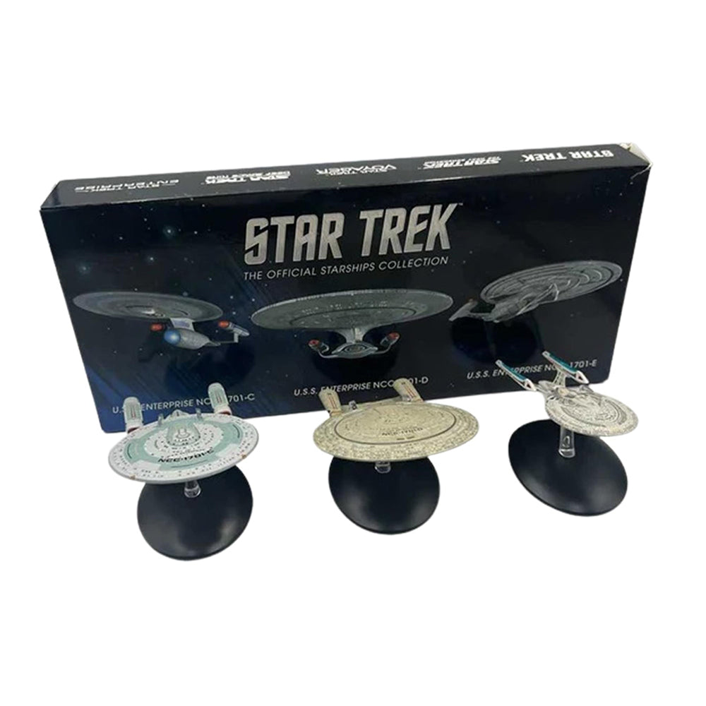 Star Trek: The Original Series USS Enterprise Set of 3 Starship Replica