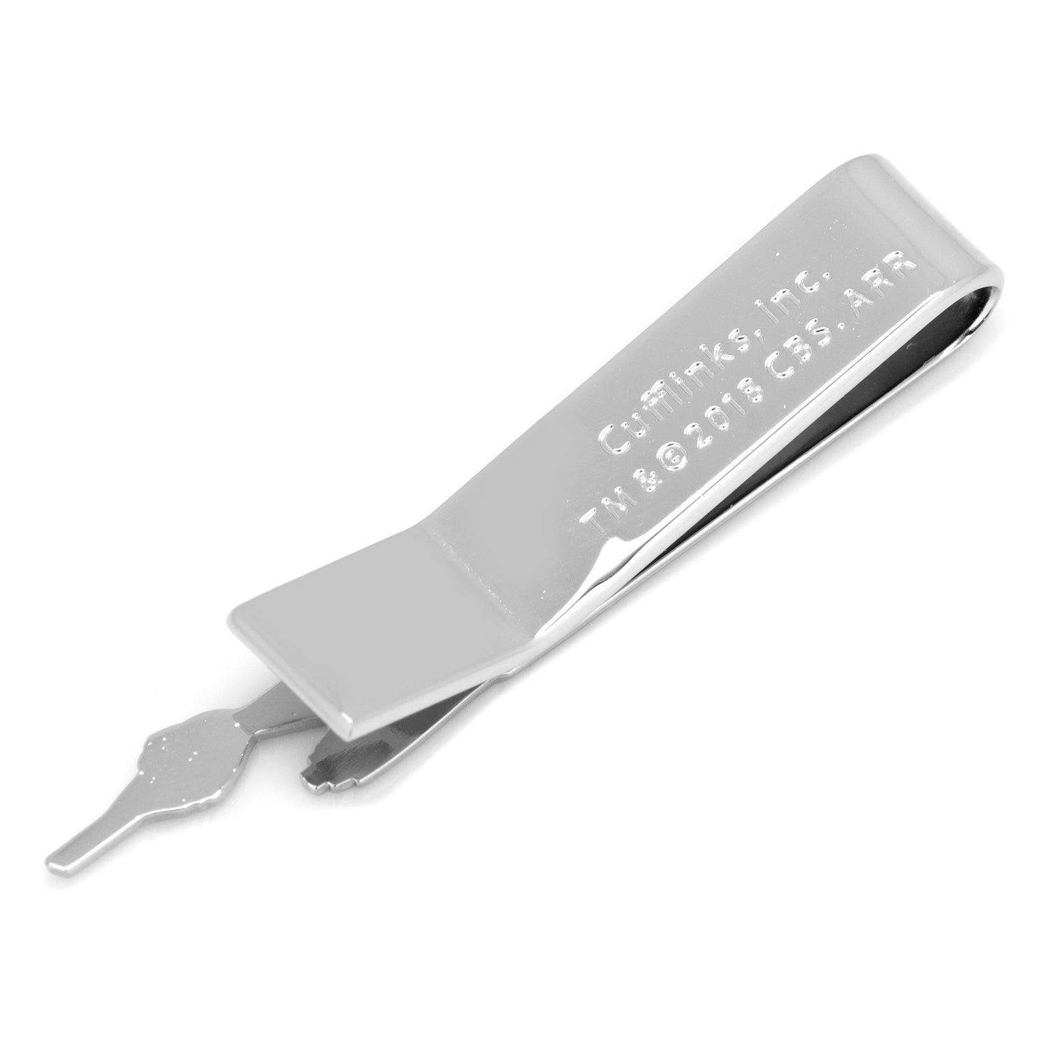 Star Trek Tie Bar on a Professional Necktie
