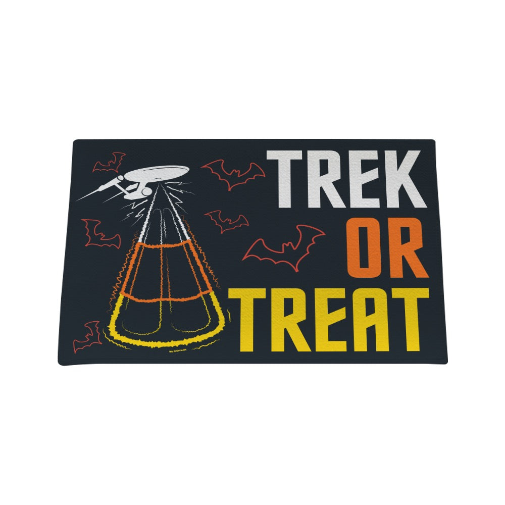 Star Trek Halloween Trek or Treat Doormat