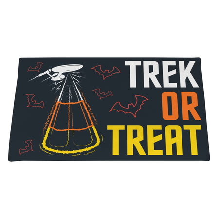 Star Trek Halloween Trek or Treat Doormat