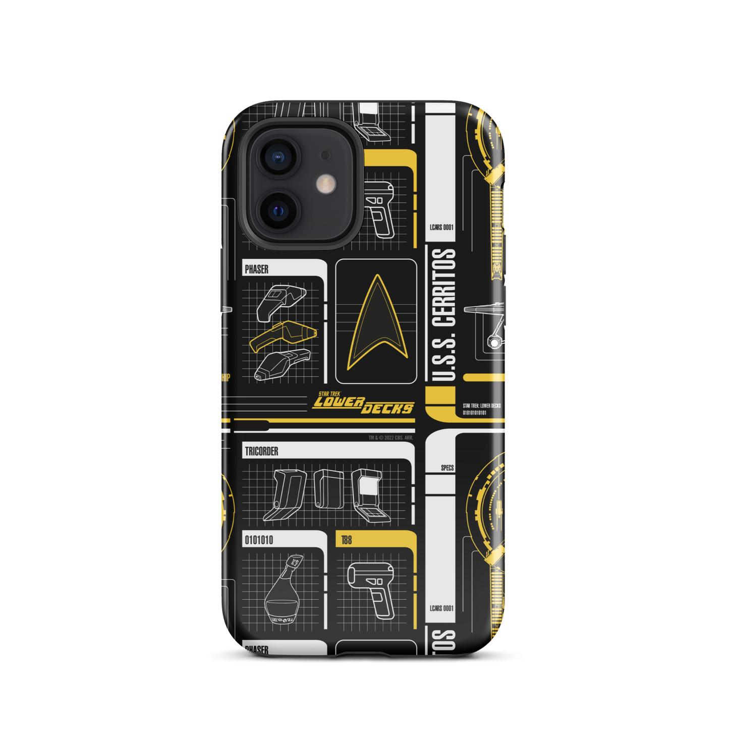 Star Trek: Lower Decks U.S.S Cerritos Pattern Tough Phone Case - iPhone