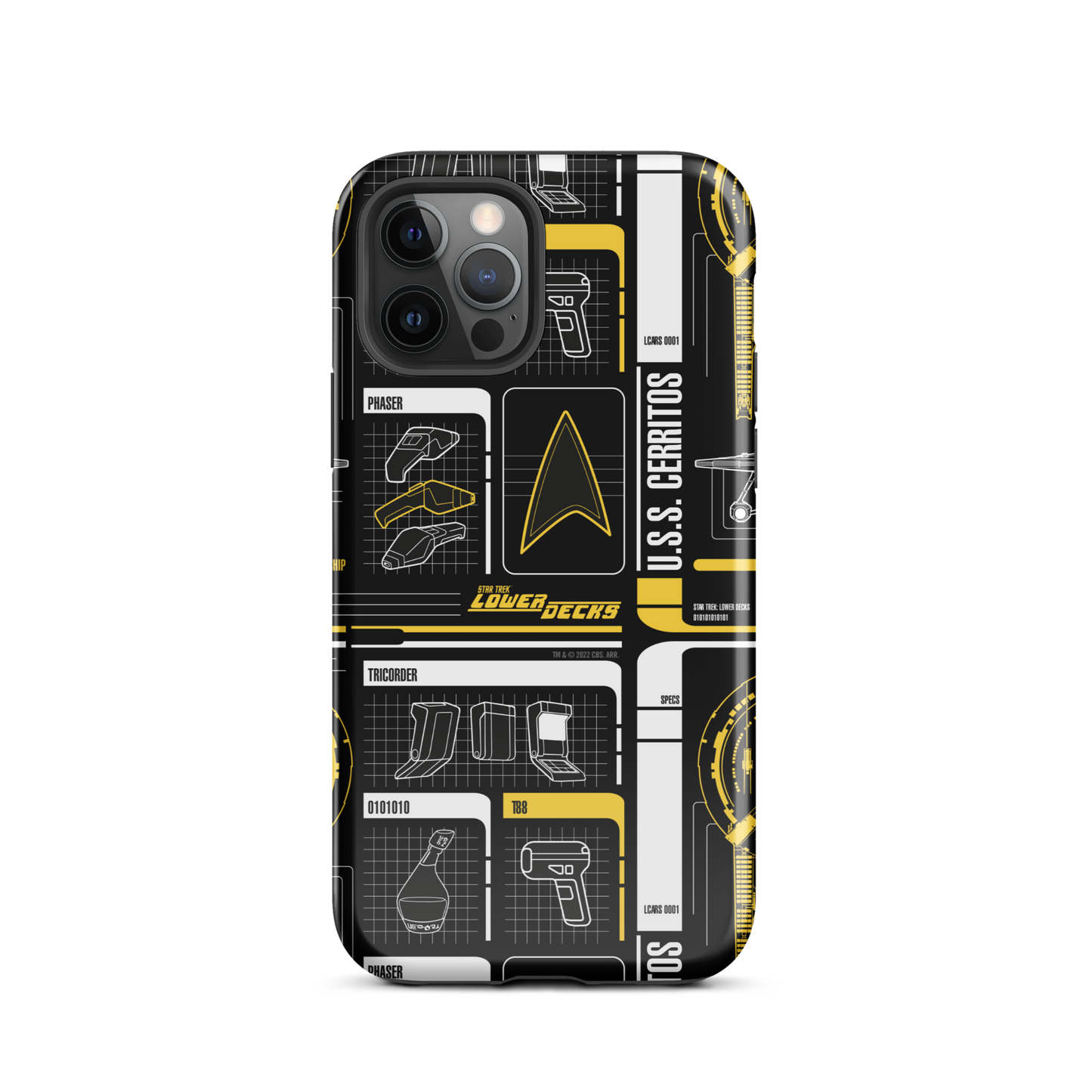 Star Trek: Lower Decks U.S.S Cerritos Pattern Tough Phone Case - iPhone