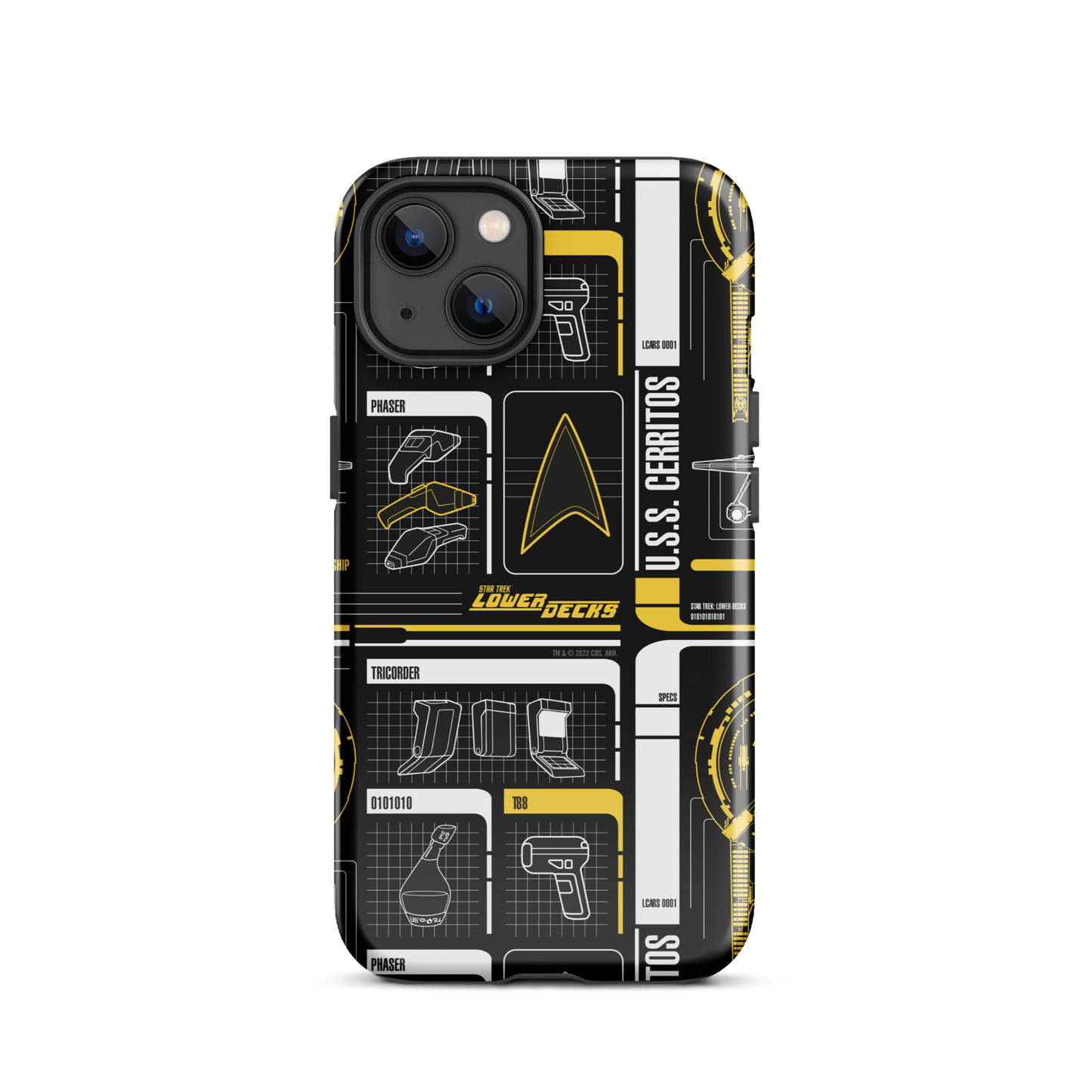 Star Trek: Lower Decks U.S.S Cerritos Pattern Tough Phone Case - iPhone