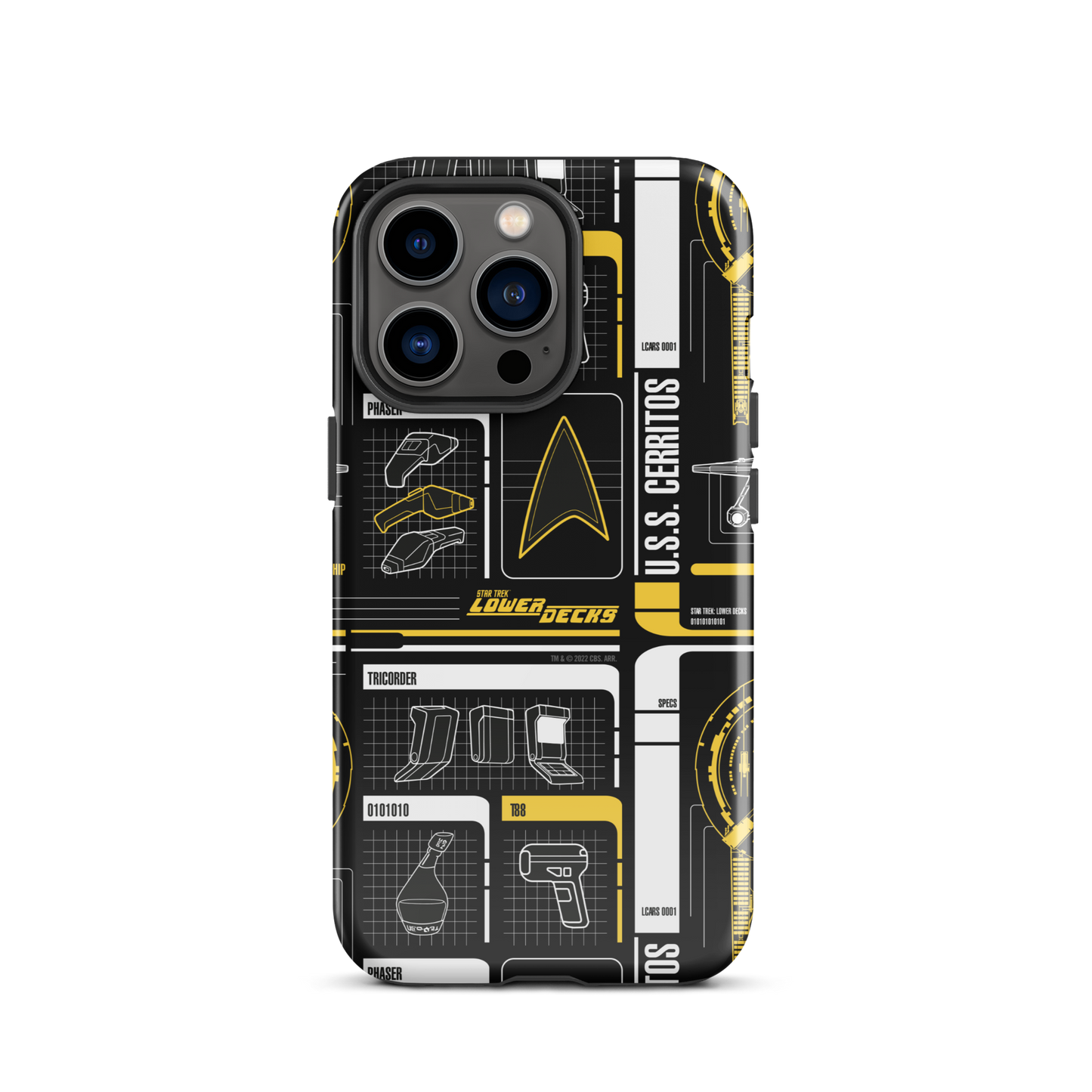 Star Trek: Lower Decks U.S.S Cerritos Pattern Tough Phone Case - iPhone