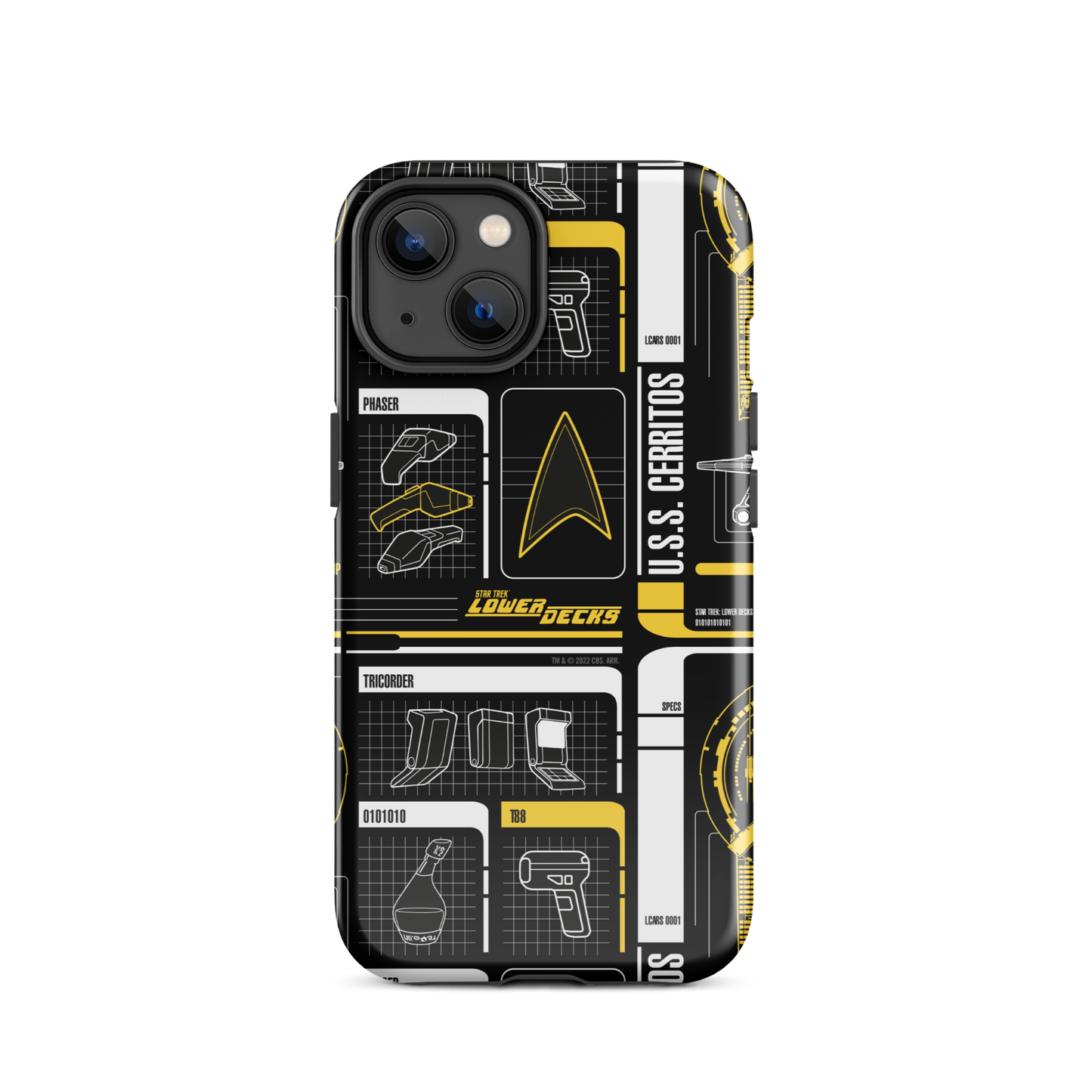 Star Trek: Lower Decks U.S.S Cerritos Pattern Tough Phone Case - iPhone