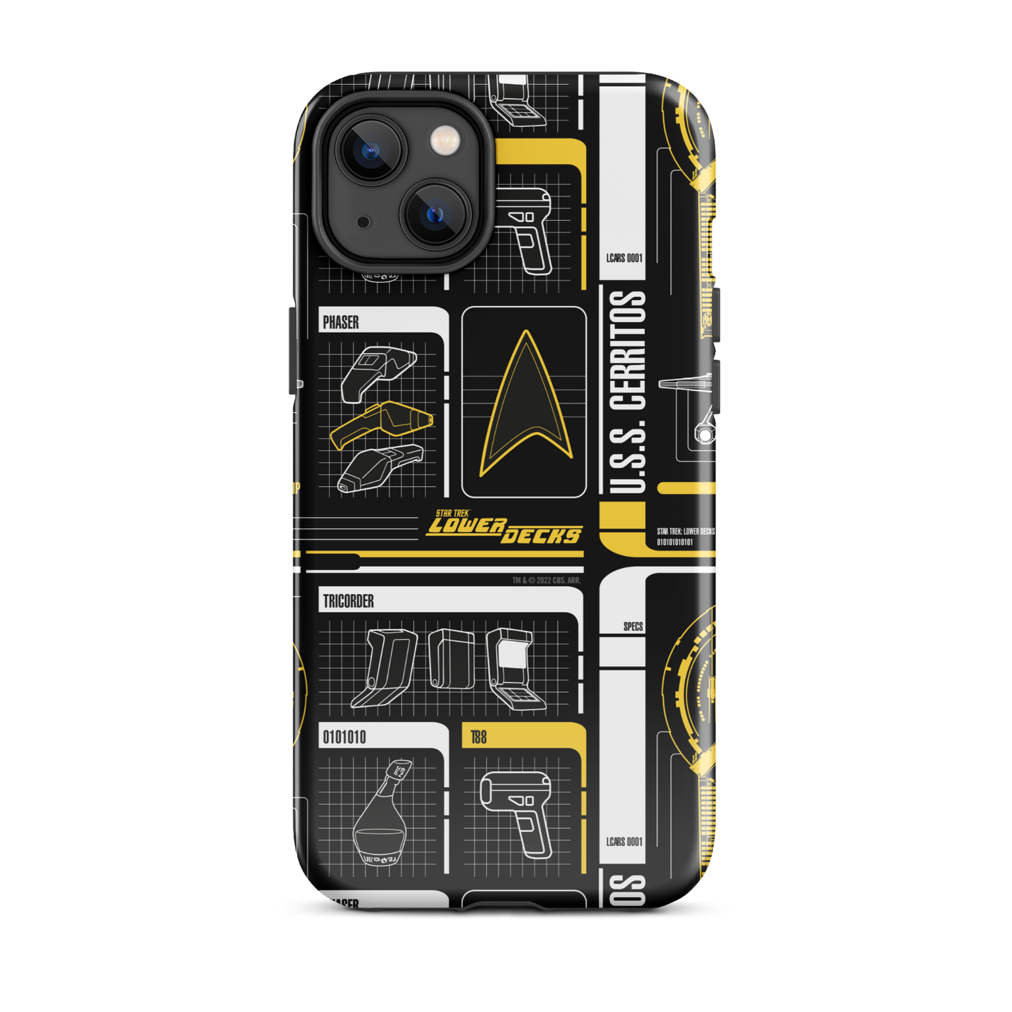 Star Trek: Lower Decks U.S.S Cerritos Pattern Tough Phone Case - iPhone