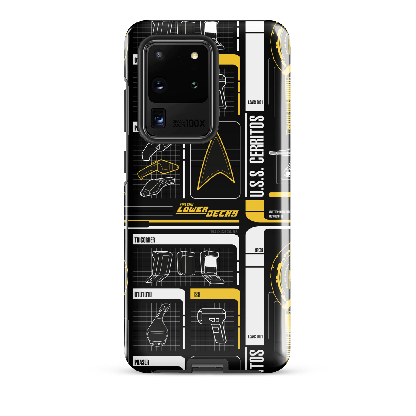 Star Trek: Lower Decks U.S.S Cerritos Pattern Tough Phone Case - Samsung