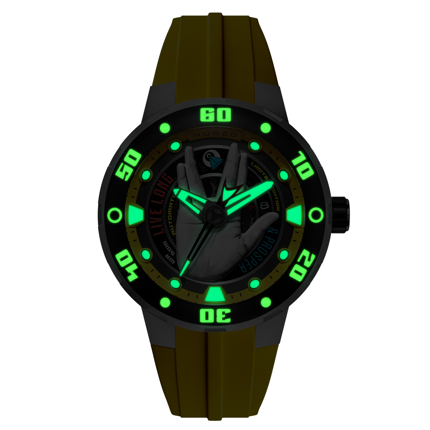 Nubeo Mariner Automatic Star Trek  Live Long & Prosper Limited Edition Watch