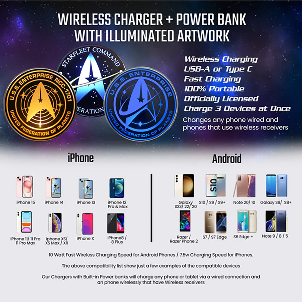 Star Trek Qi Wireless Charger