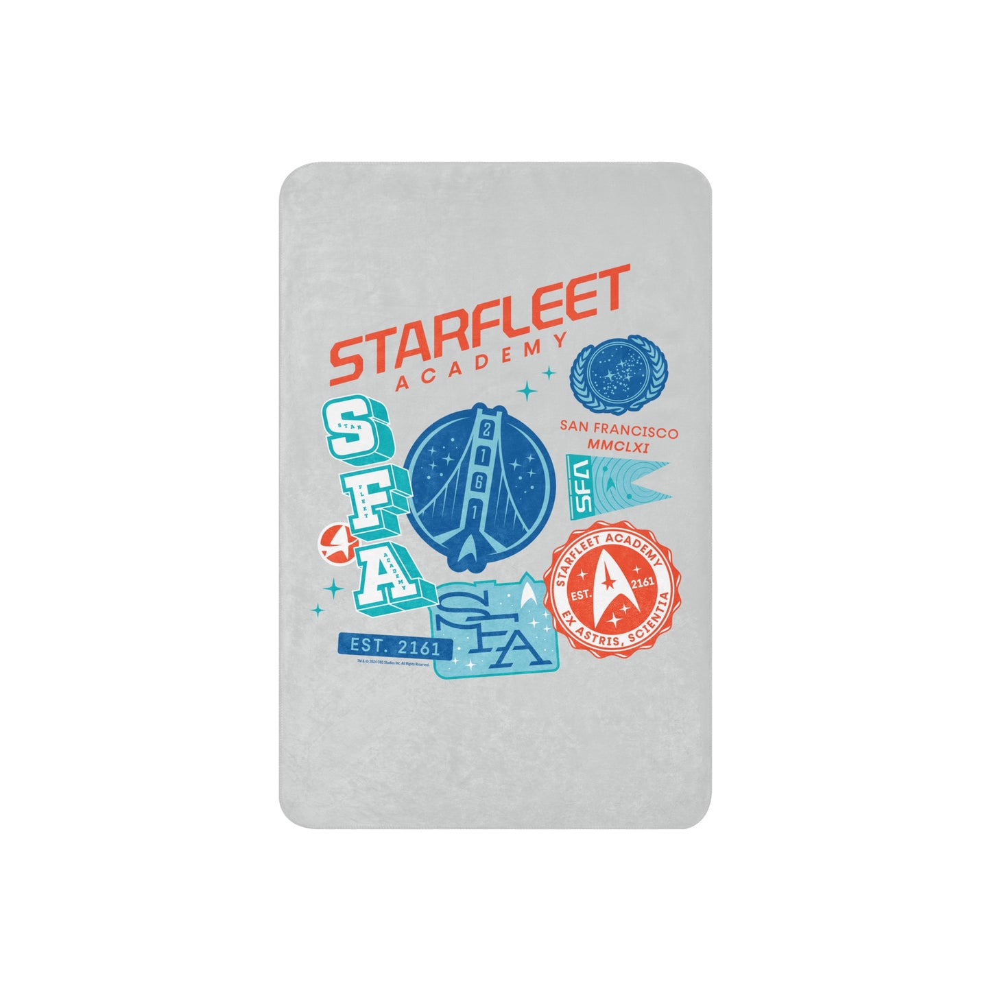 Star Trek: Starfleet Academy Icons Sherpa Blanket