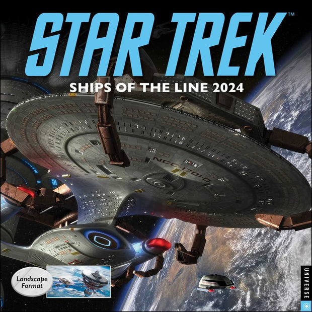 Star Trek Ships of the Line 2024 Wall Calendar