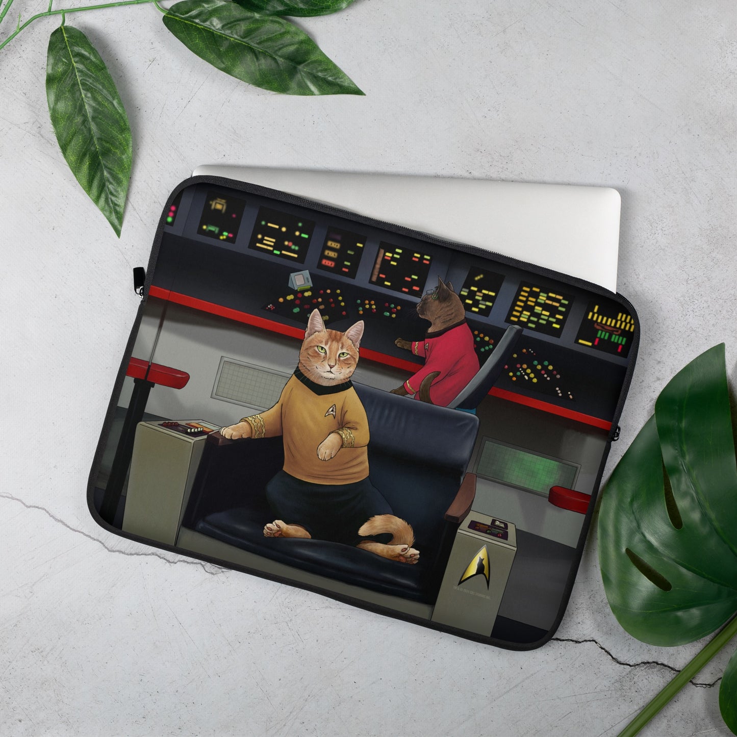 Star Trek: The Original Series Crew Cats Seat Laptop Sleeve