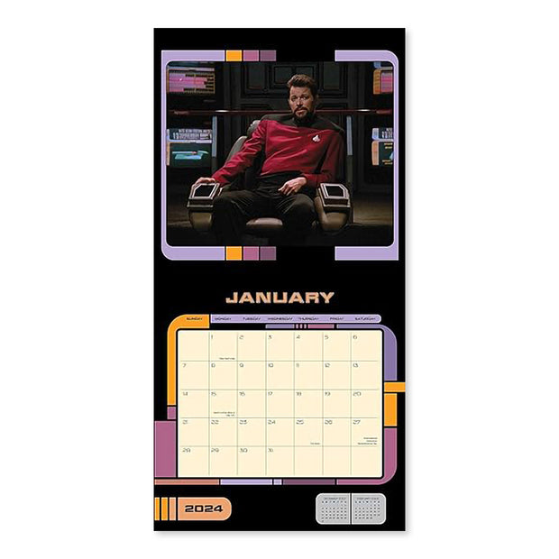 Star Trek: The Next Generation 2024 Wall Calendar