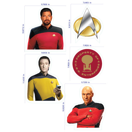 Star Trek: The Next Generation Wall Sticker Sheet