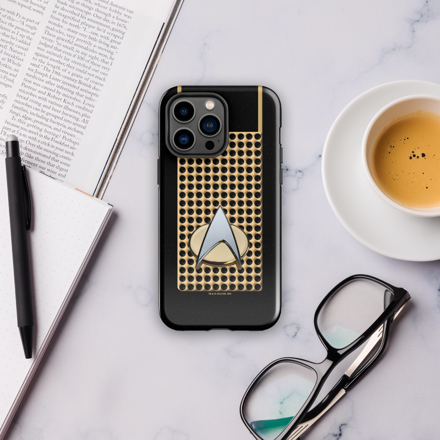 Star Trek: The Next Generation Communicator Delta Large Tough Phone Case - iPhone