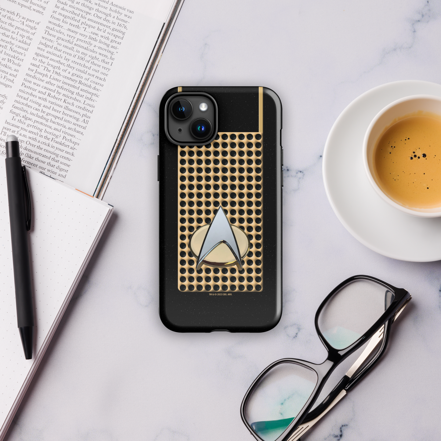 Star Trek: The Next Generation Communicator Delta Large Tough Phone Case - iPhone