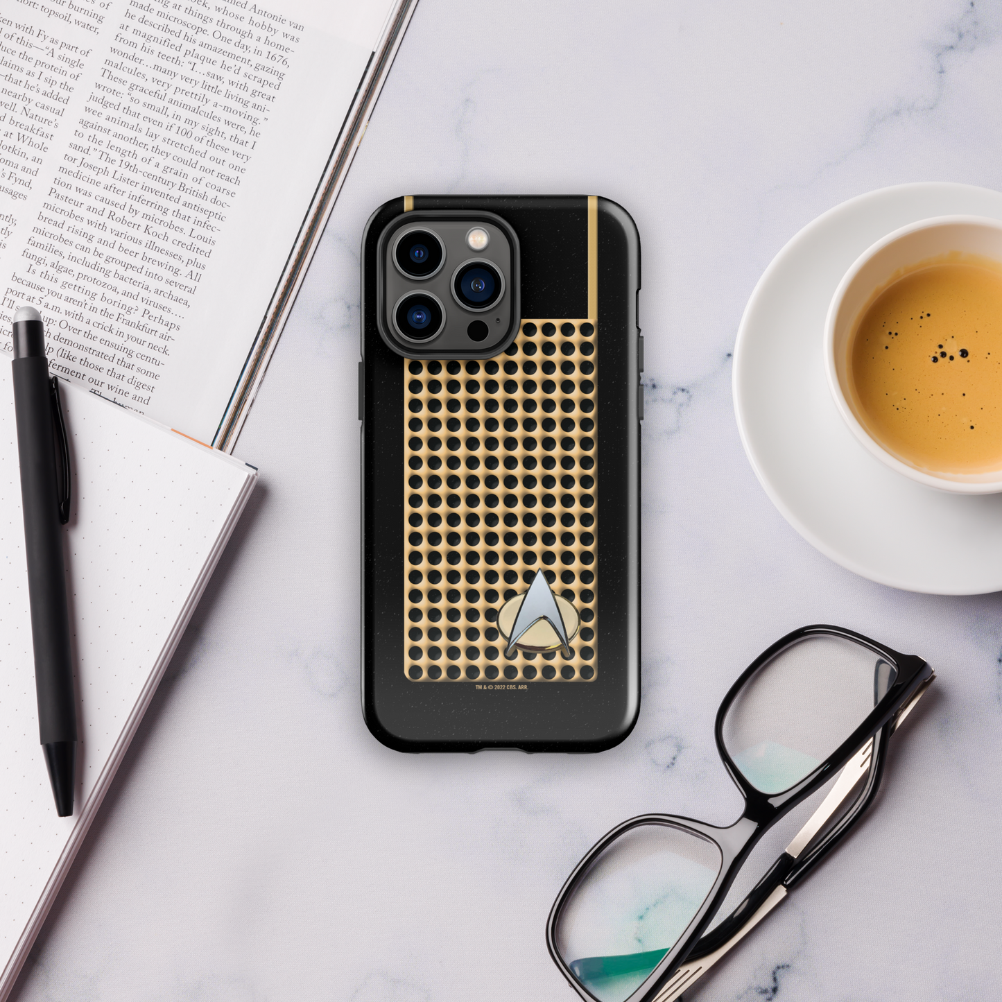 Star Trek: The Original Series Communicator Delta Small Tough Phone Case - iPhone