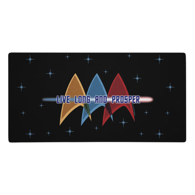 Star Trek The Original Series Live Long and Prosper Gaming Mat