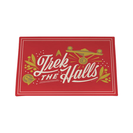 Star Trek Trek The Halls Holiday Doormat