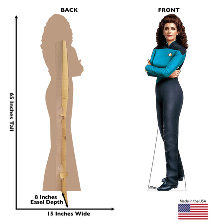Star Trek: The Next Generation Deanna Troi Life-Sized Cardboard Cutout Standee
