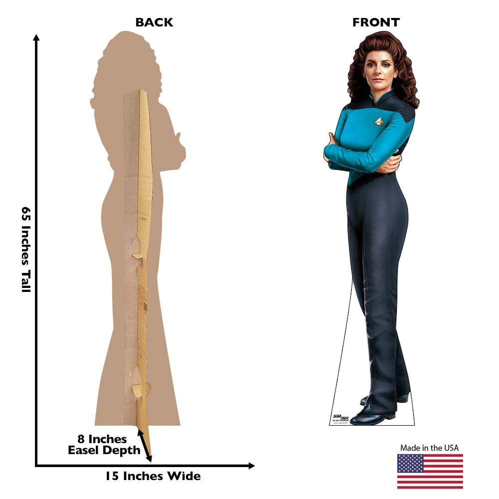 Star Trek: The Next Generation Deanna Troi Life-Sized Cardboard Cutout Standee