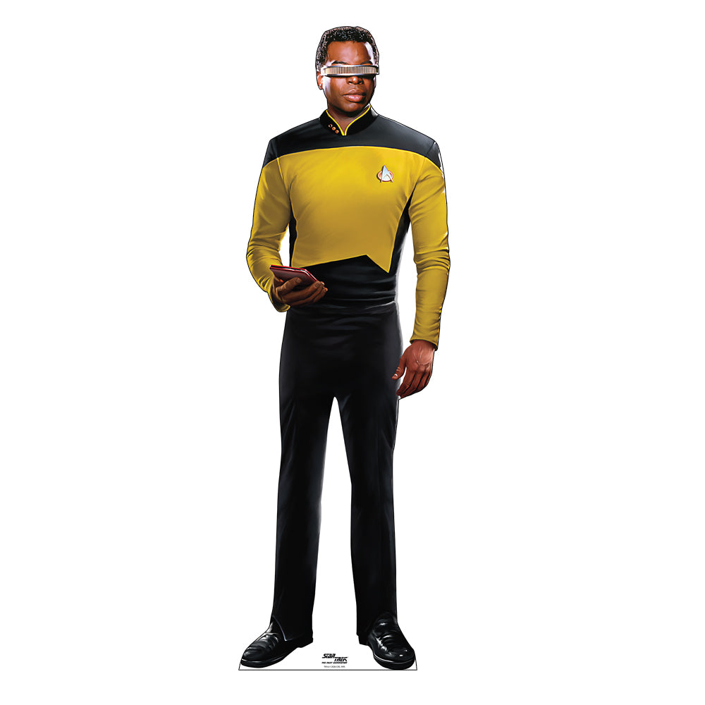 Star Trek: The Next Generation Geordi La Forge Life-Sized Cardboard Cutout Standee