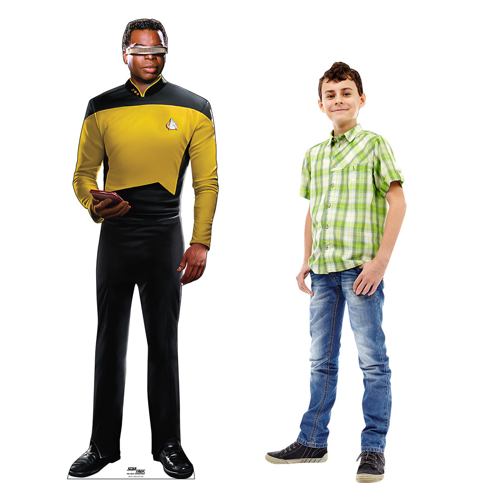 Star Trek: The Next Generation Geordi La Forge Life-Sized Cardboard Cutout Standee