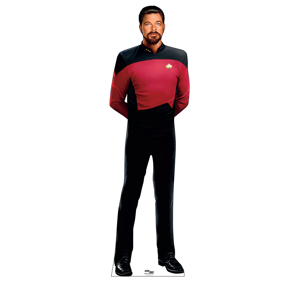 Star Trek: The Next Generation Commander Riker Life-Sized Cardboard Cutout Standee