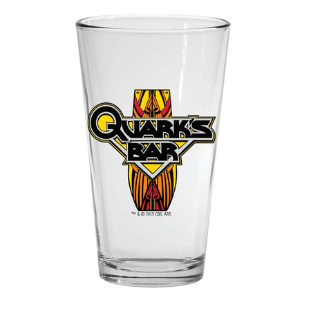 Star Trek: Deep Space Nine Quark's Bar Vintage Logo Pint Glass