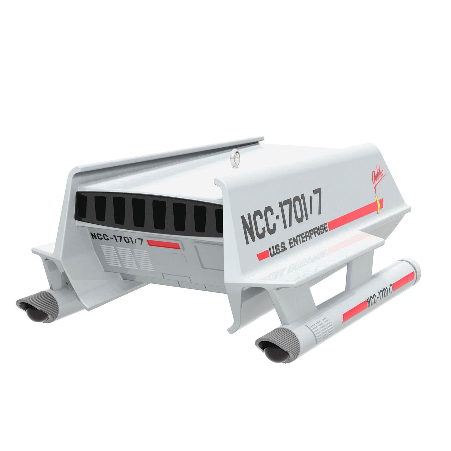 Star Trek Shuttlecraft Galileo NCC-1701/7 ornament angled perspective