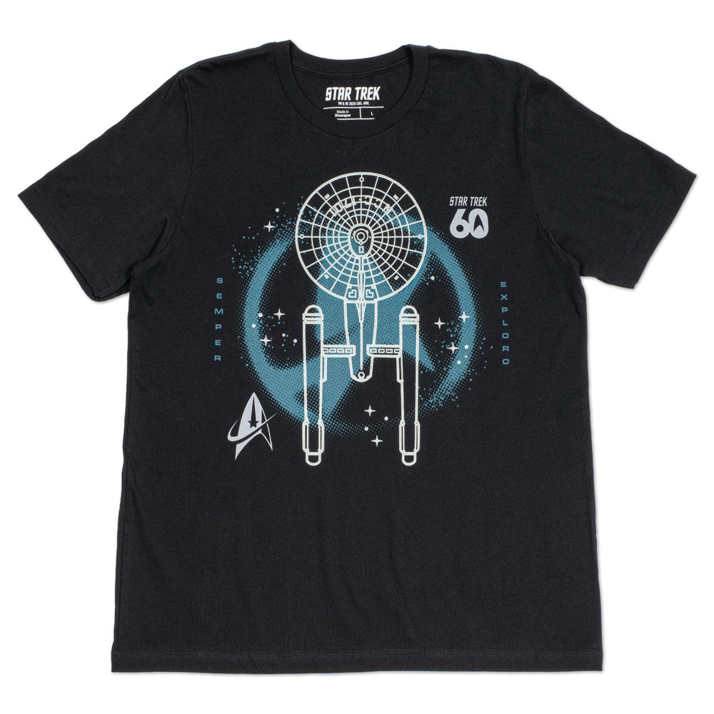 Star Trek 3D T-Shirt Enterprise 60th Anniversary