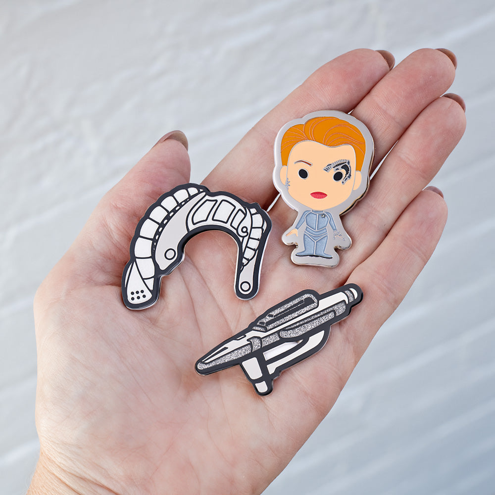Star Trek: Voyager Seven of Nine Limited Edition 3 Pin Set