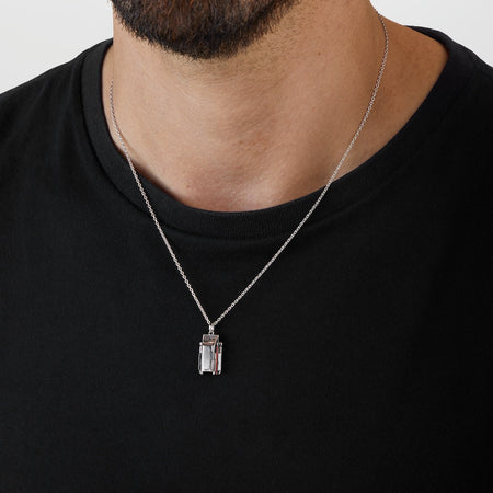 Galileo shuttlecraft necklace with hinged lid open showing seats