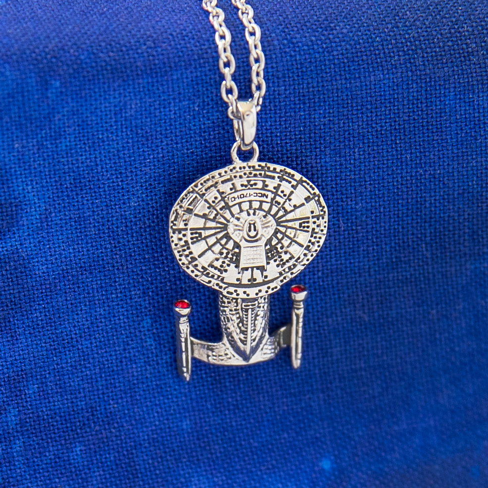 Star Trek x RockLove USS Enterprise-D Necklace