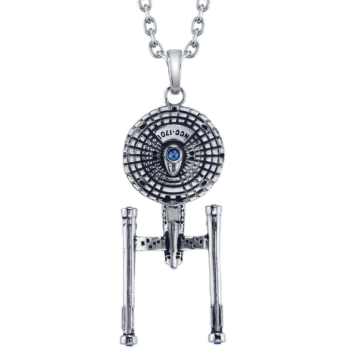 Star Trek x RockLove USS Enterprise NCC-1701 sterling silver necklace