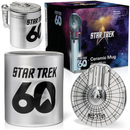 Star Trek 60th Anniversary Figural Mug