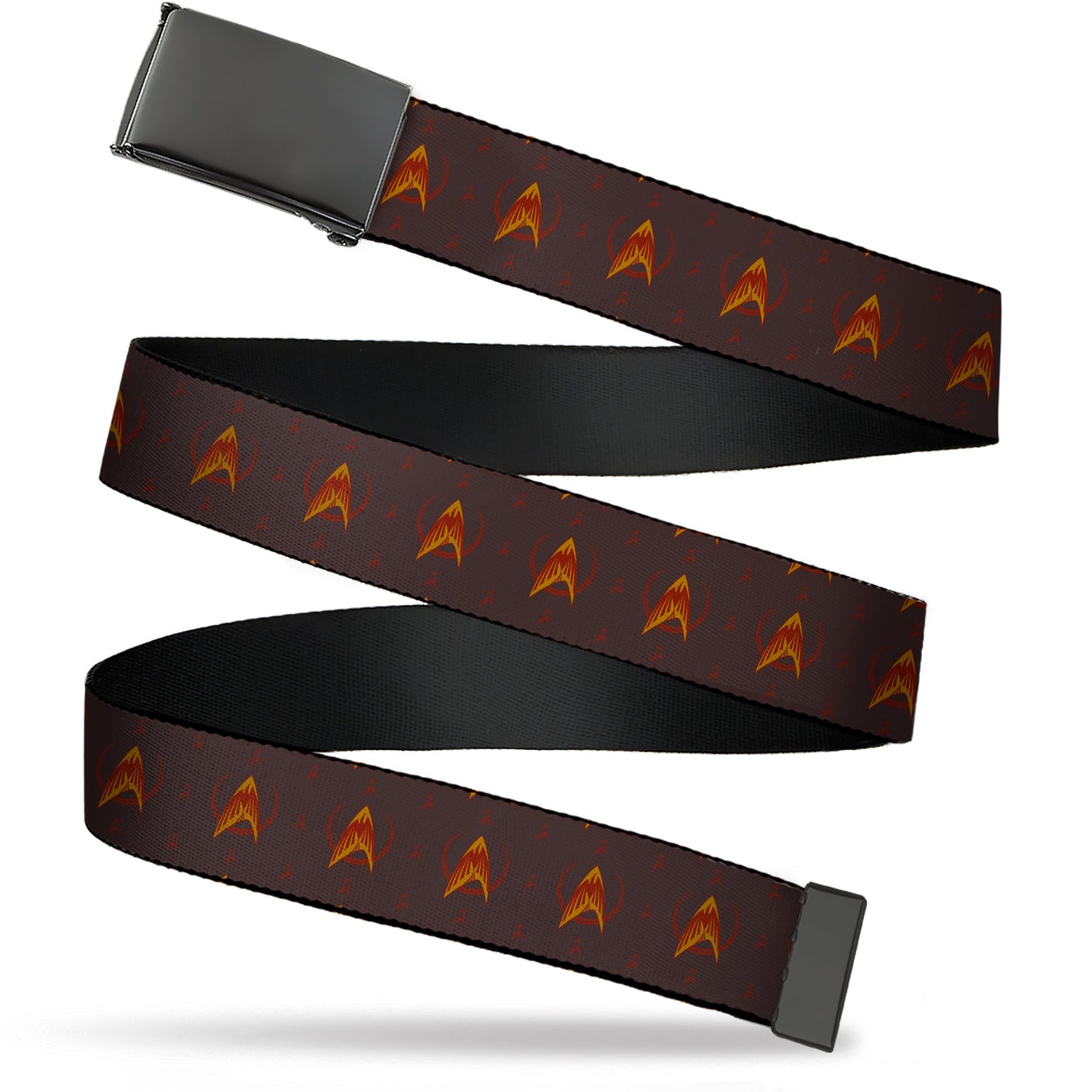 Star Trek Starfleet Flying Phoenix Insignia Web Belt with black buckle