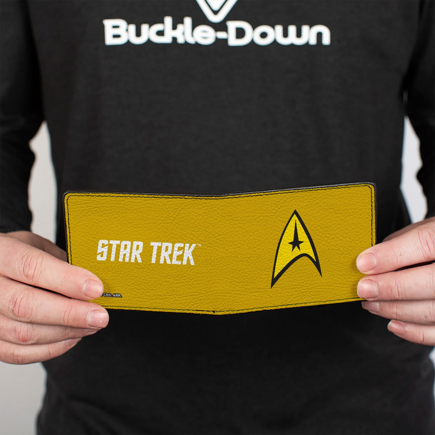 Star Trek Starfleet Command Insignia Bi-Fold Wallet bill compartment