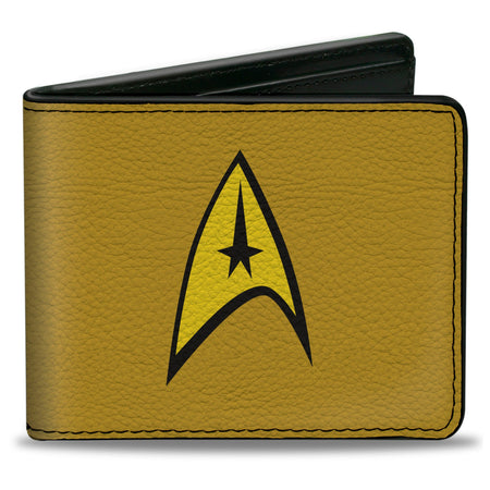 Star Trek Starfleet Command Insignia Bi-Fold Wallet front view