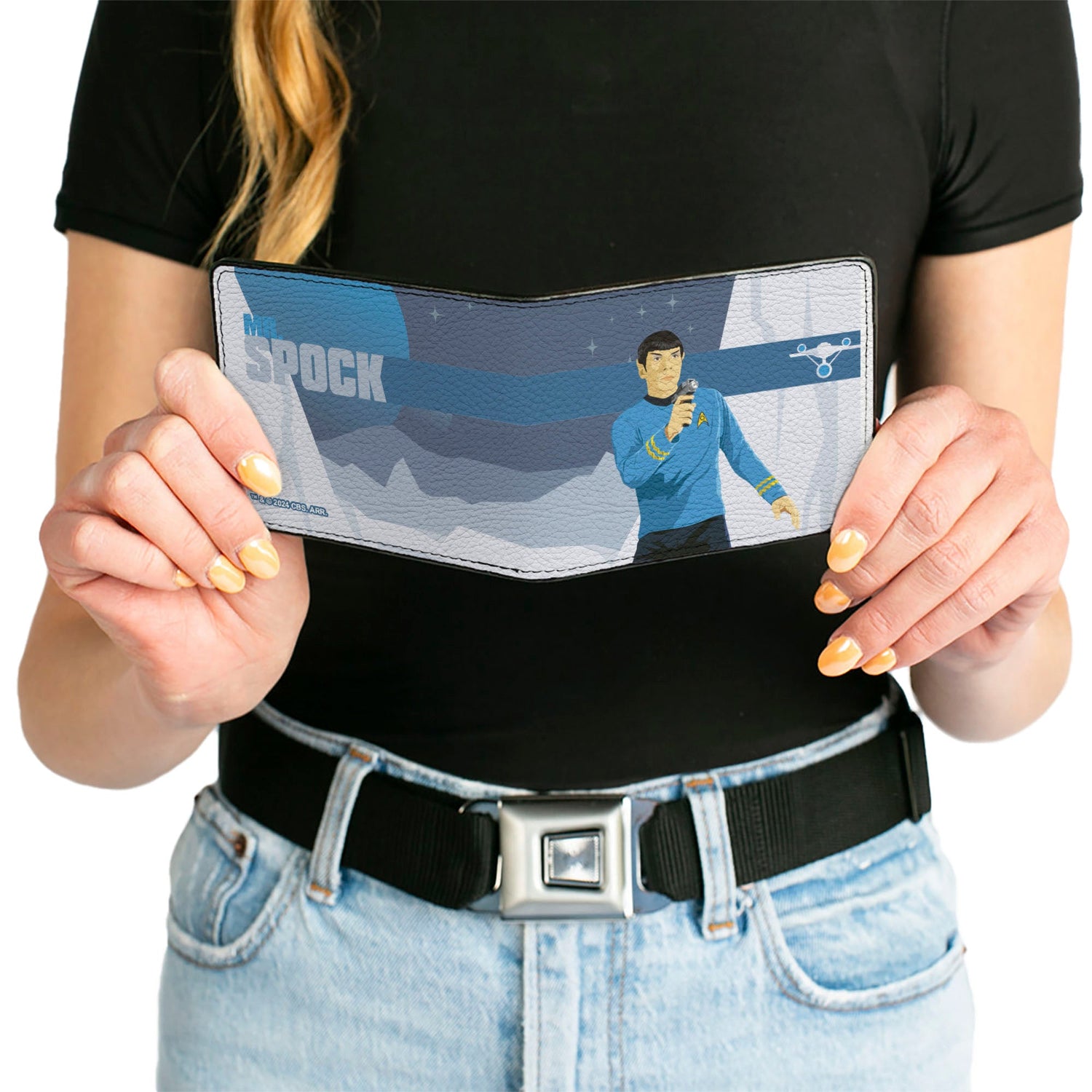 Packaging and Star Trek branding on Spock wallet