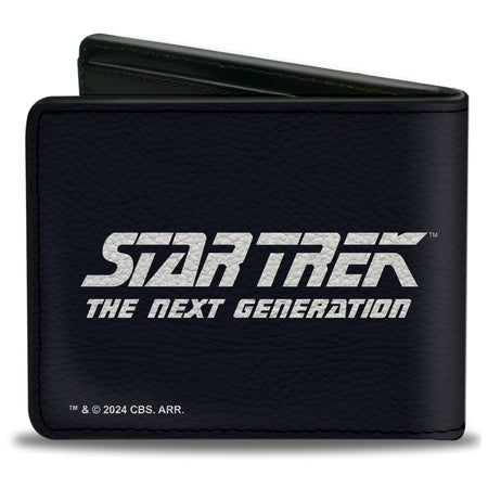 Interior view showing card slots and ID window of Star Trek wallet