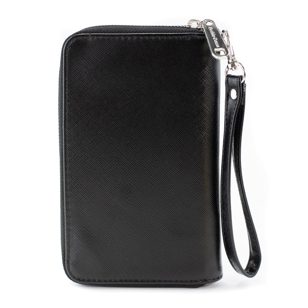 Star Trek Orion wallet held in hand to show scale and texture