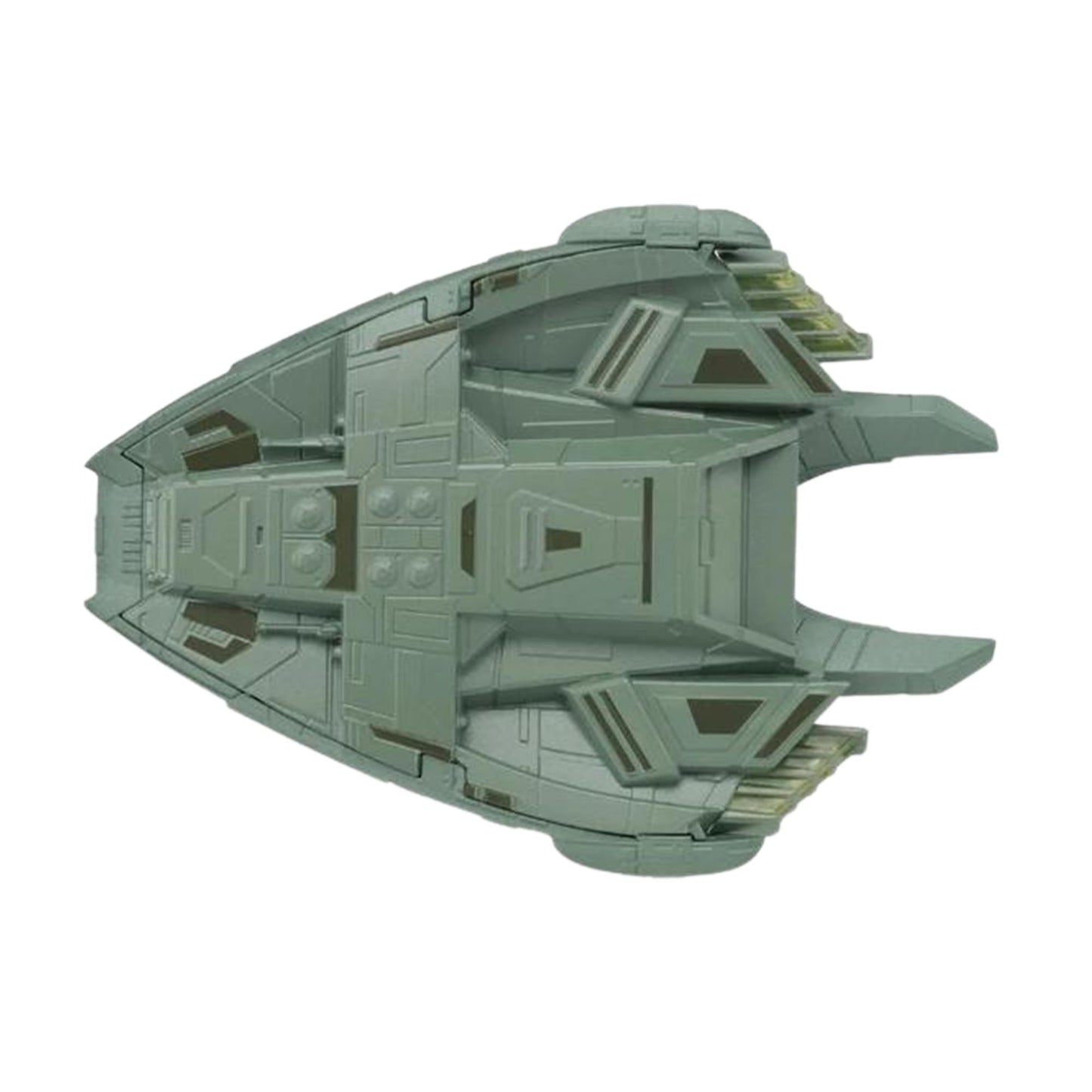 The Star Trek collectible model packaged securely inside its collector display box