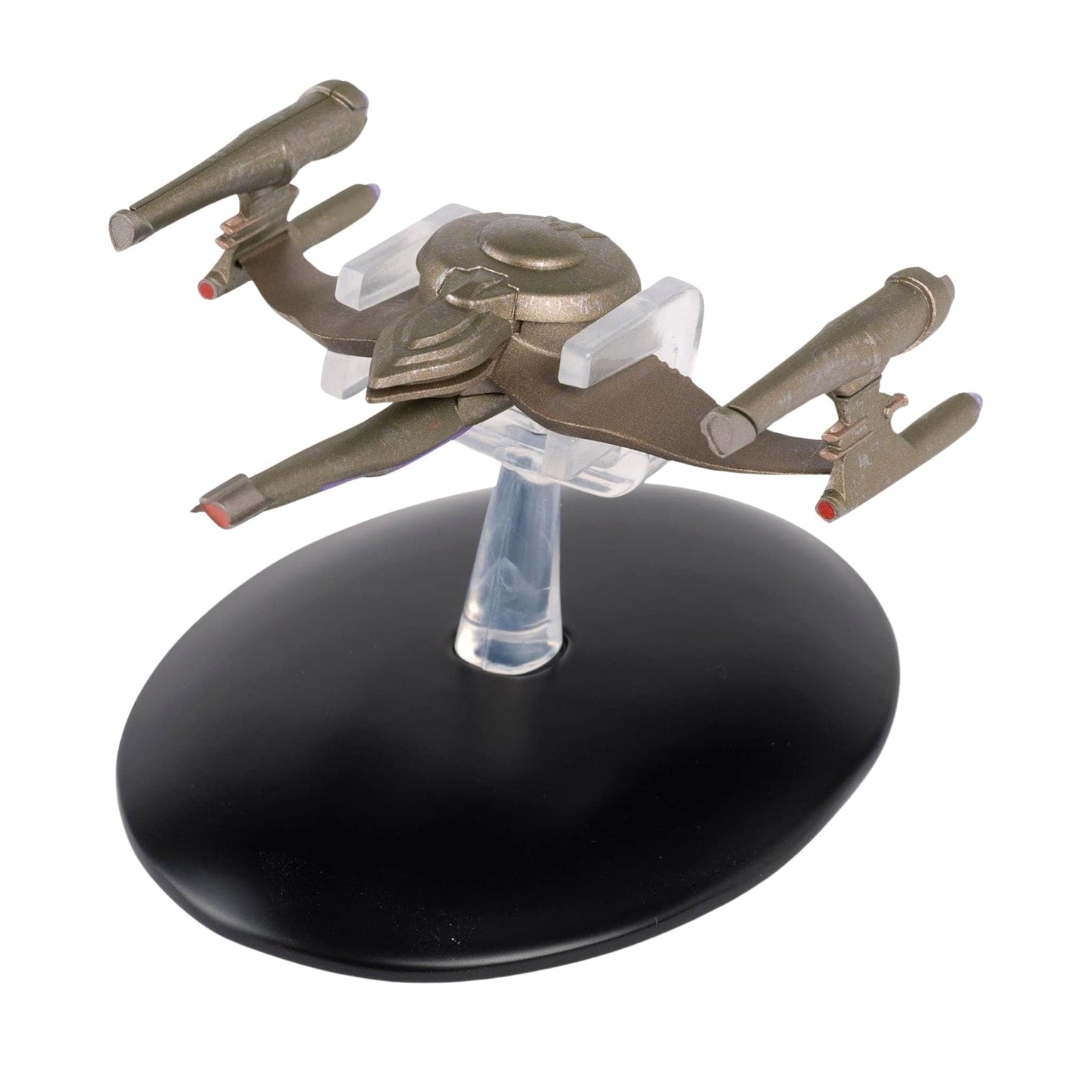 Top-down view highlighting the hull geometry and hand-painted details of the Gorn vessel