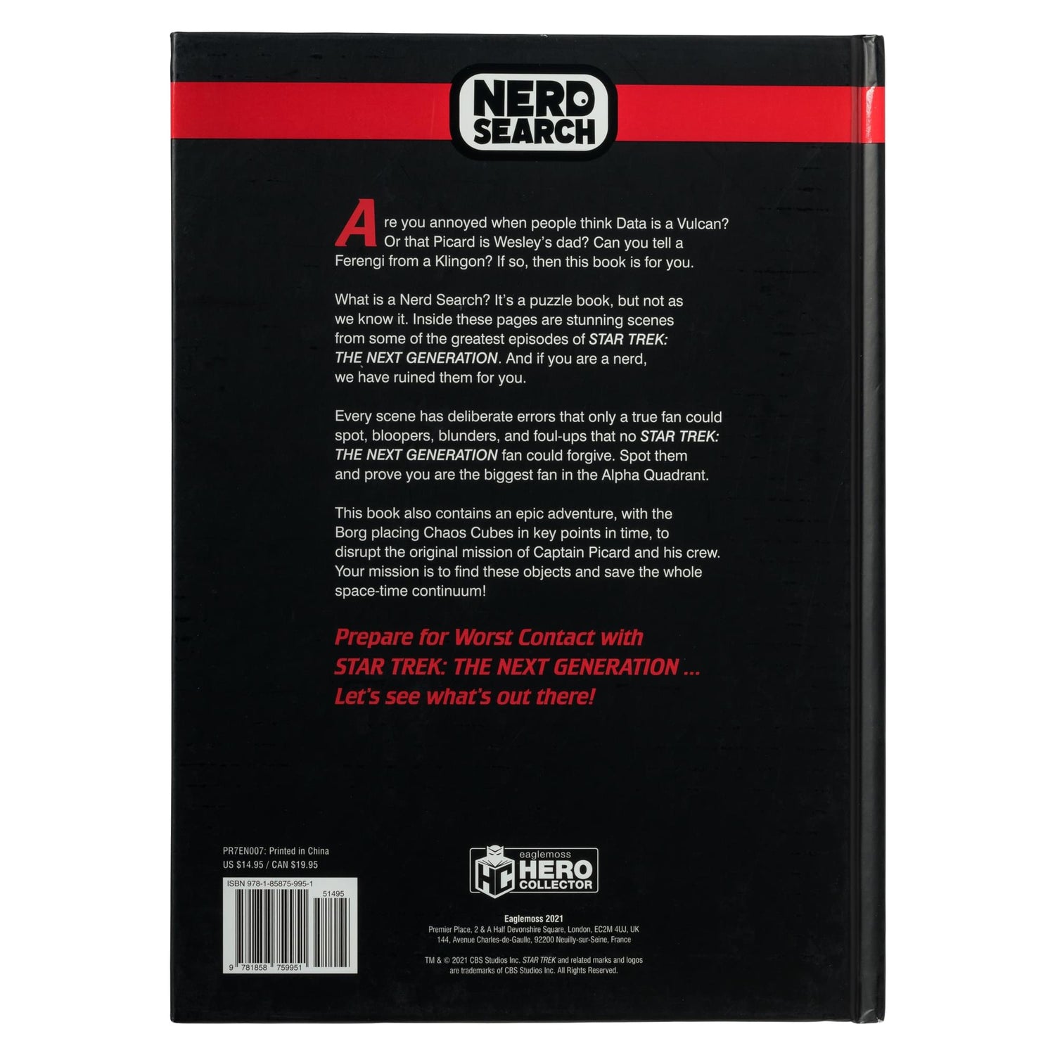 Angled side view of the paperback book showing spine details and high-quality print finish