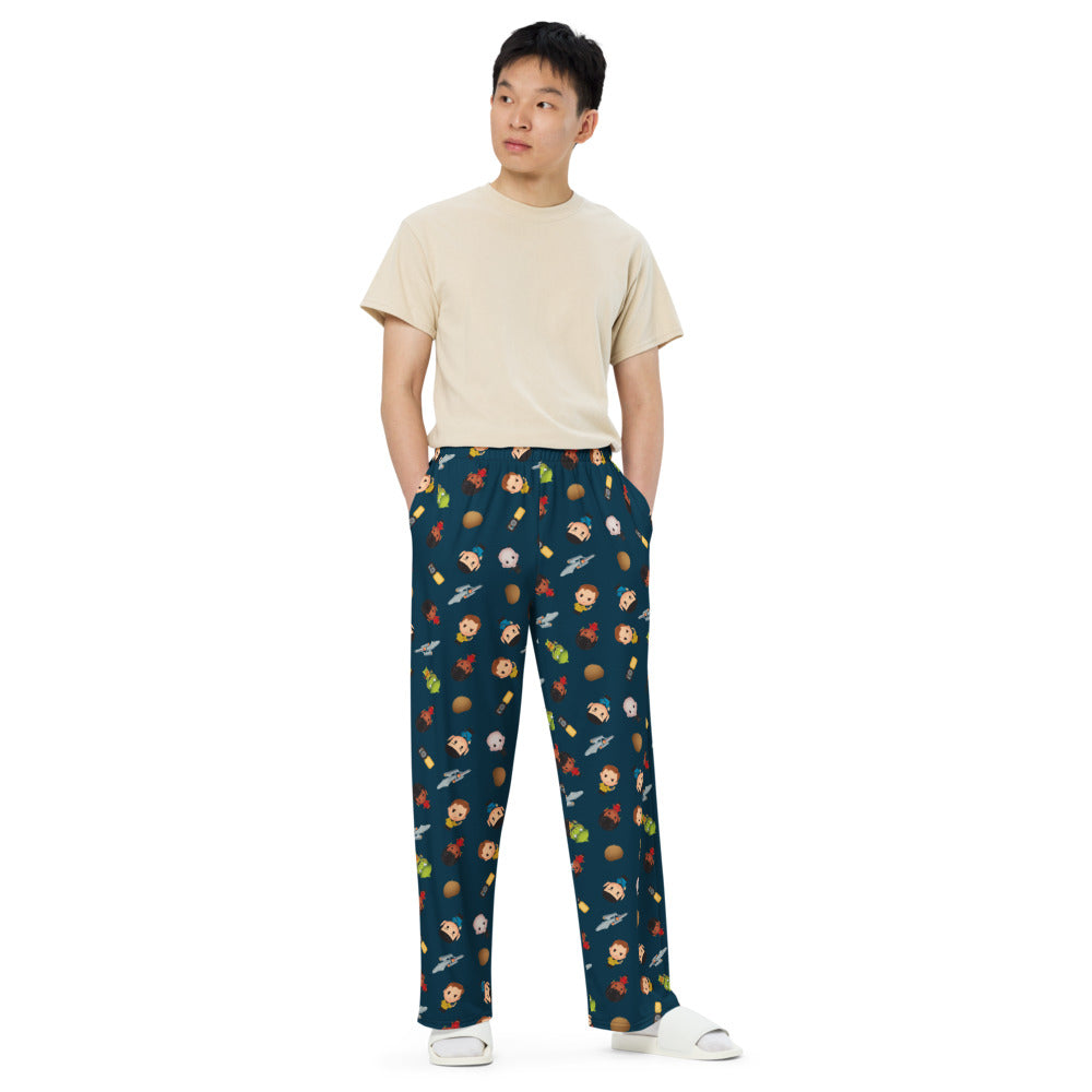 Star Trek: The Original Series Chibi Unisex Wide Leg Pants