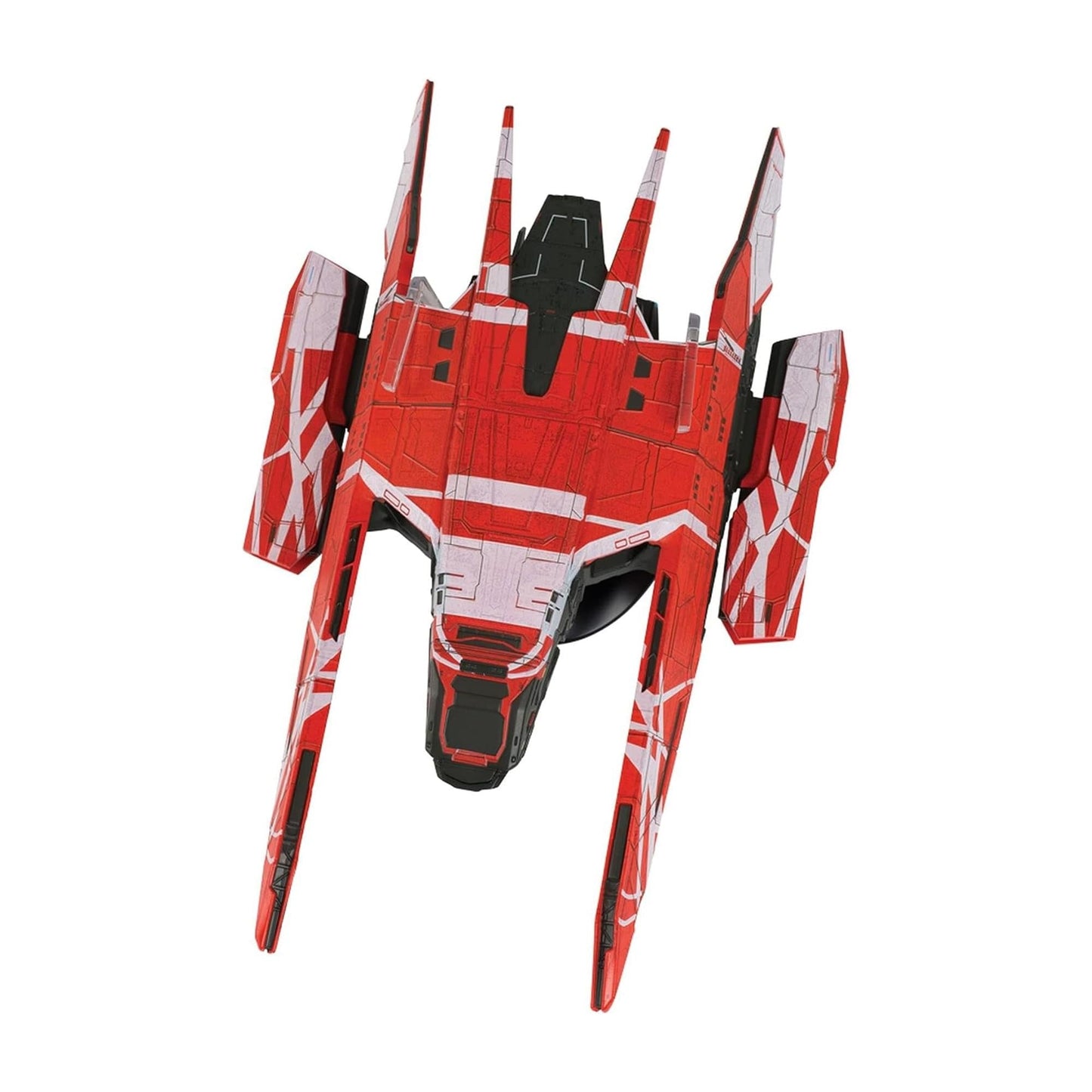 Underside view of the La Sirena starship highlighting hull paneling and engineering sections