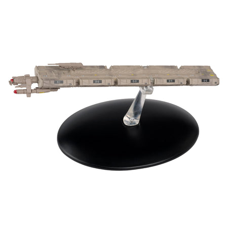 Eaglemoss Star Trek ECS Horizon starship replica displayed on a stand against a neutral background