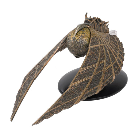 Die-cast Klingon Obelisk replica model from Star Trek: Discovery displayed at an angle against a neutral background