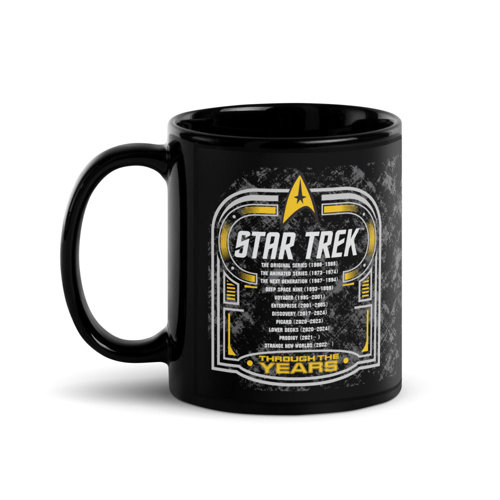 Star Trek Mug Through The Years 11 oz